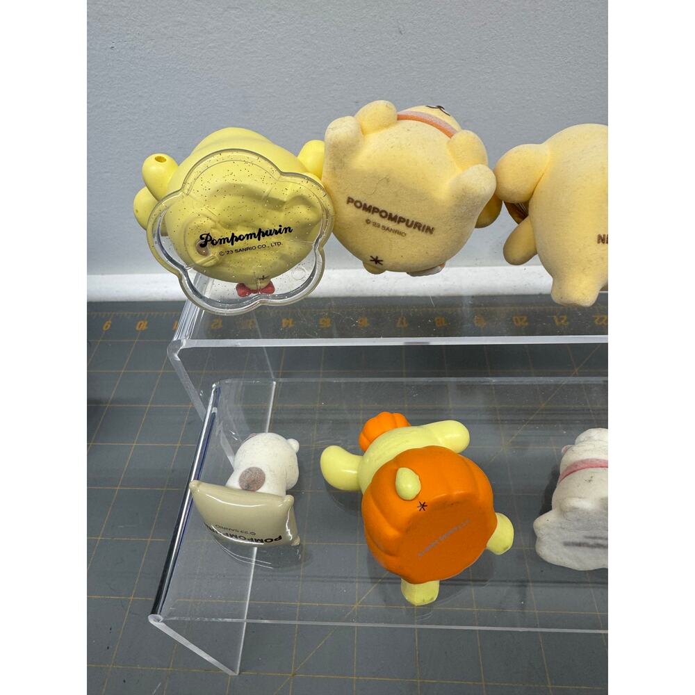 Sanrio Pompompurin Pom Pom Purin & Friends Figurine lot of 11 Pieces Cat Snowman - Picture 8 of 8